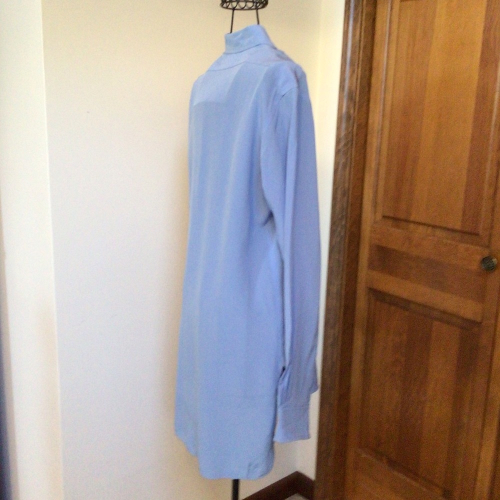 Victoria Beckham blue silk shirt, 4 - Picture 5 of 10